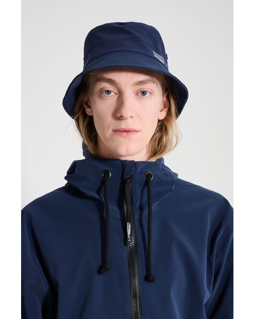 Stutterheim Blue Beckholmen Matte Bucket Hat
