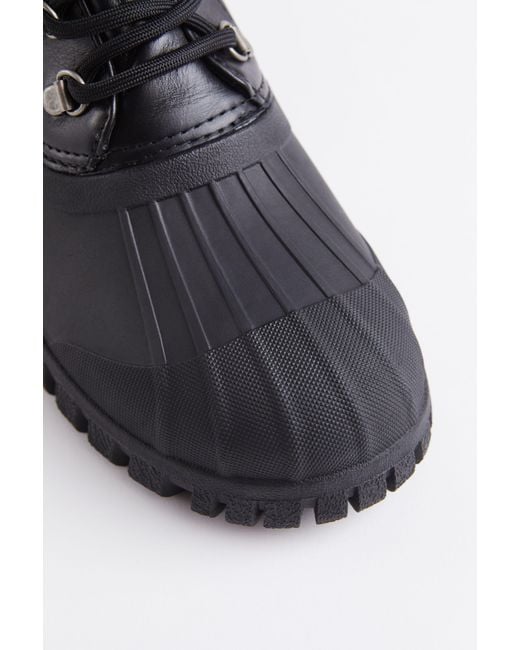 Stutterheim Black Patrol Boot Leather