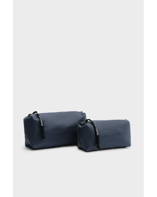 Stutterheim Blue Container Small Wash Bag