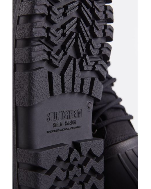 Stutterheim Black Patrol Boot Cordura