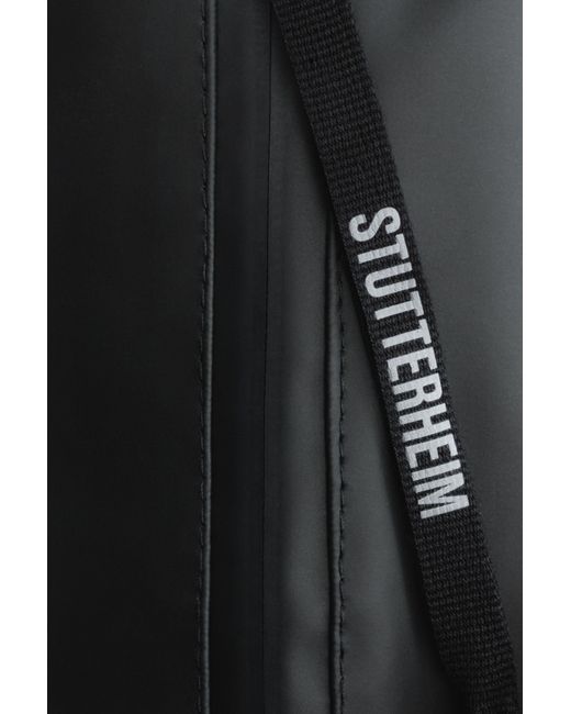 Stutterheim Black Container Small Wash Bag