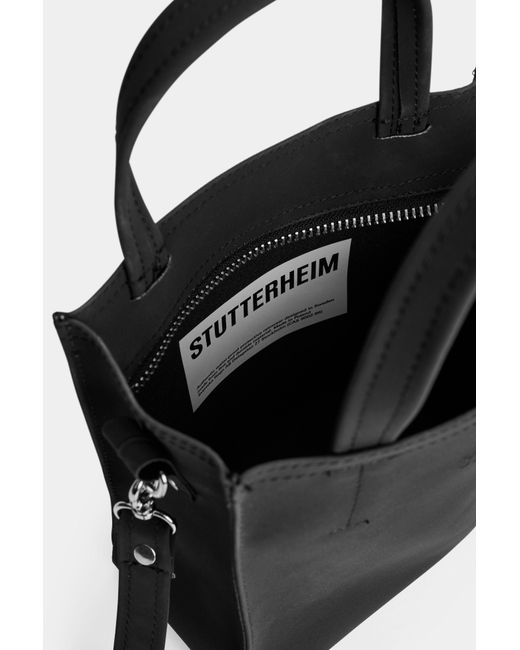 Stutterheim Black Biblio Bag Matte