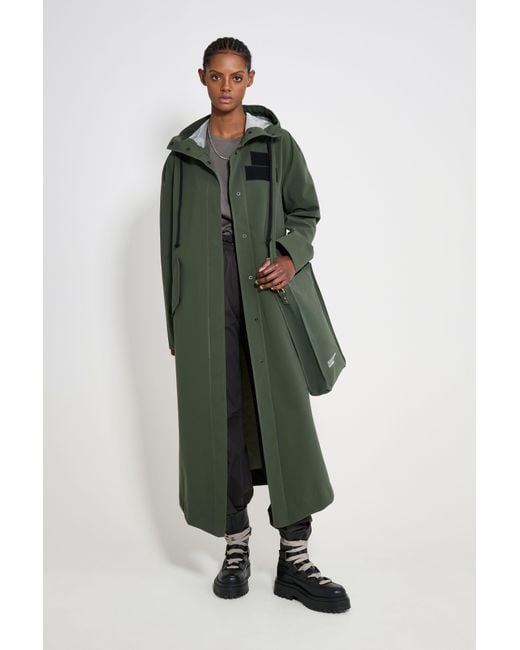 Stutterheim Green Chatham Matte Raincoat
