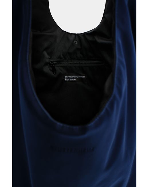 Stutterheim Blue Svea Puffer Bag Matte