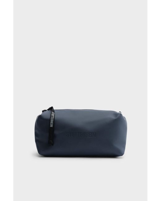 Stutterheim Blue Container Large Wash Bag