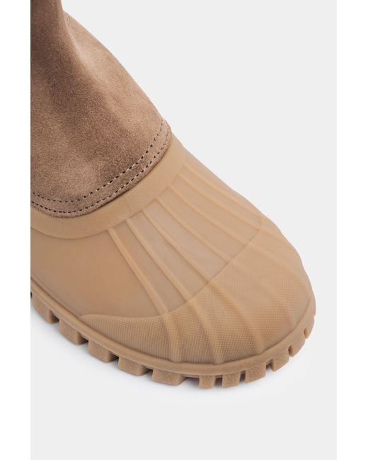 Stutterheim Brown Patrol Boot Shaft Suede/Fudge