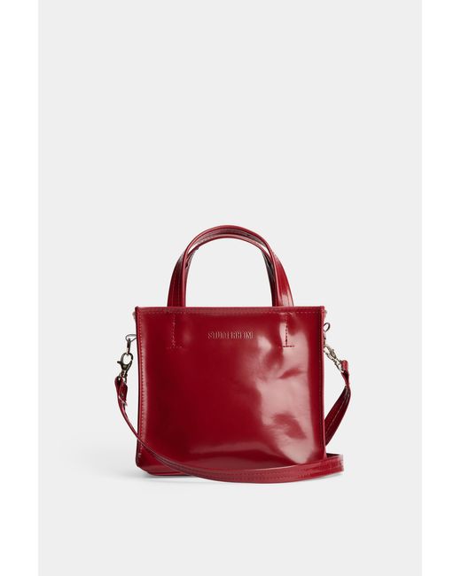 Stutterheim Red Biblio Bag Opal