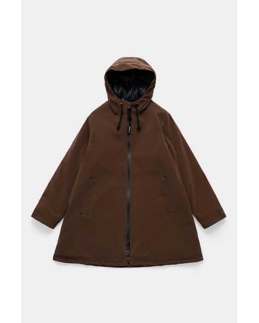 Stutterheim Brown Mosebacke Matte Winter Coat
