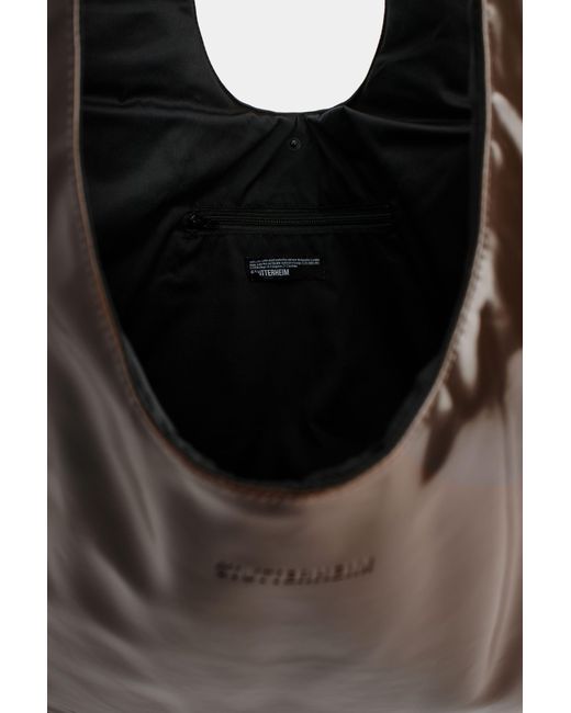 Stutterheim Brown Svea Puffer Bag Opal