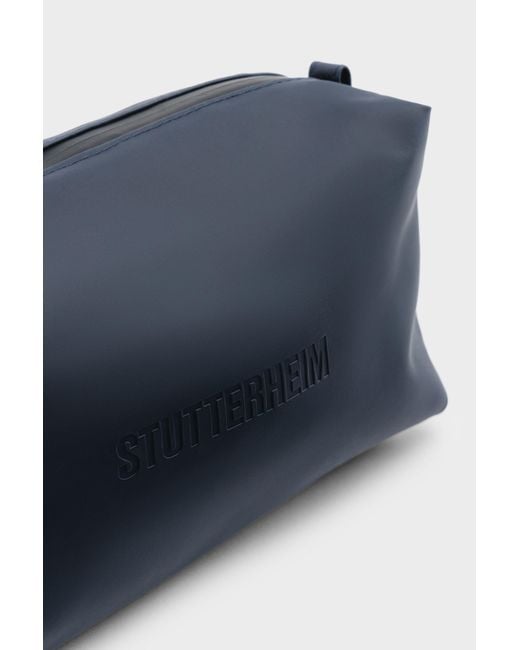Stutterheim Blue Container Large Wash Bag