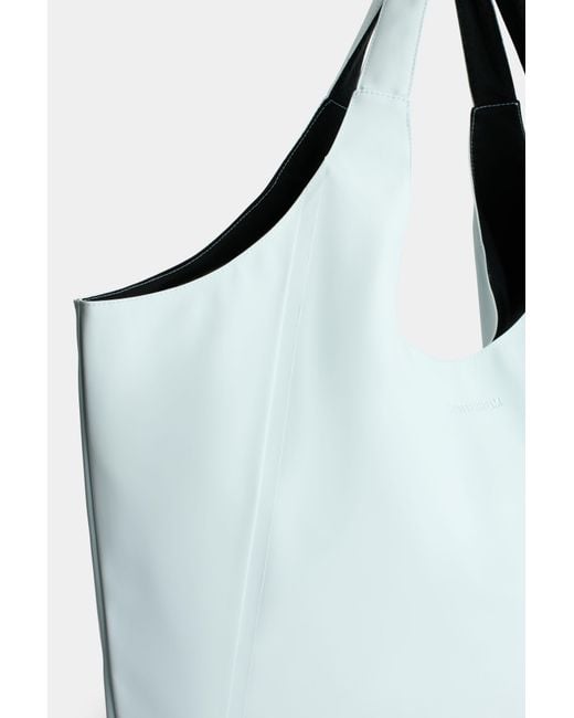 Stutterheim Blue Svea Puffer Bag Matte Frost
