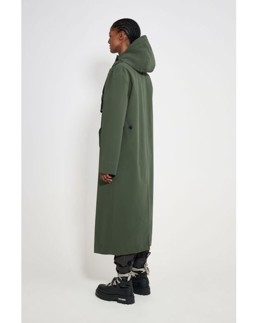 Stutterheim Green Chatham Matte Raincoat