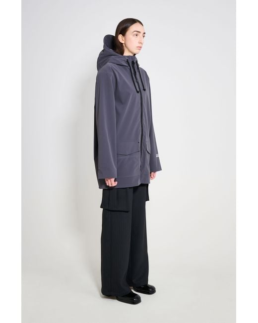Stutterheim Blue Stockholm Patch Raincoat
