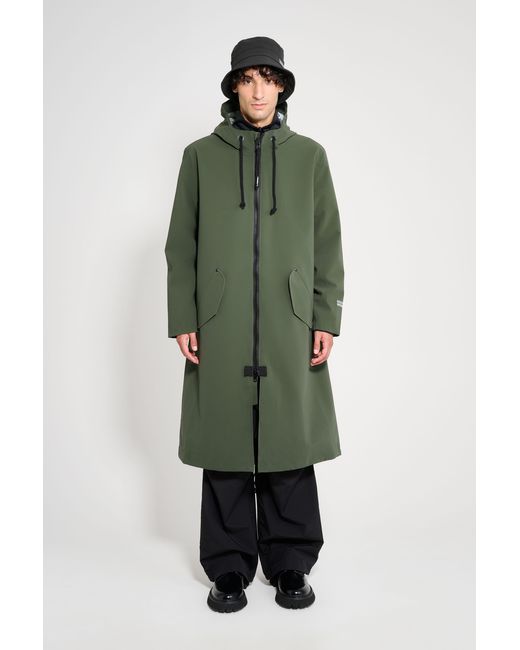 Stutterheim Green Martins Parka for men