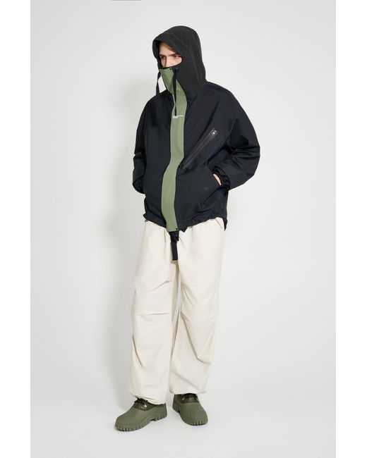 Stutterheim Blue Birka Hooded Jacket for men