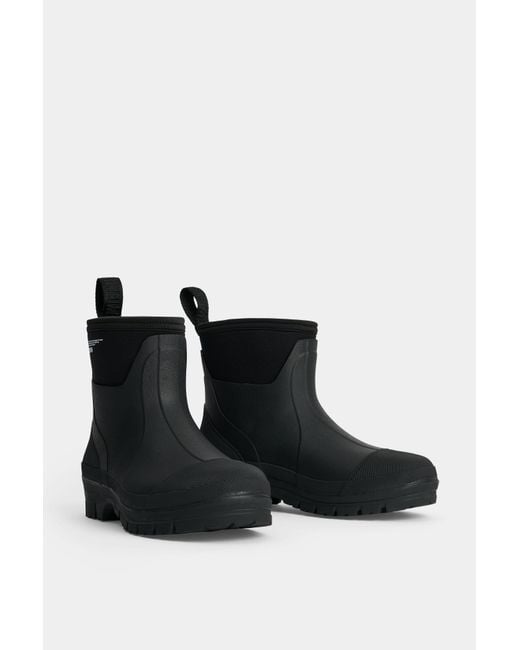 Stutterheim Black Puddle Walker Rain Boots