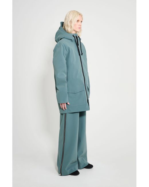Stutterheim Blue Stockholm Patch Raincoat