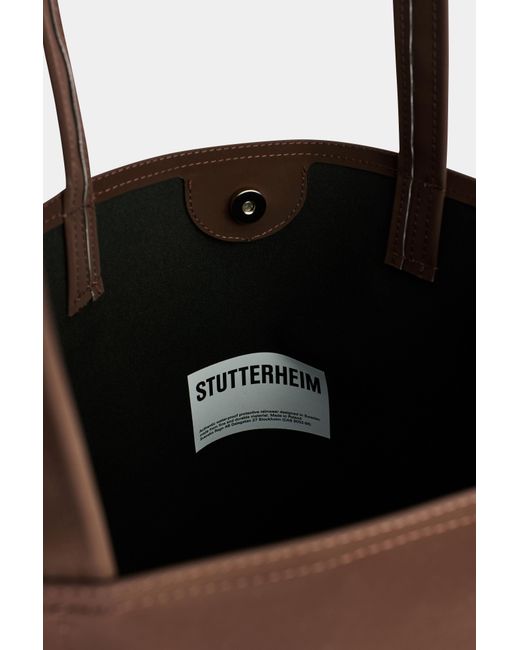 Stutterheim Brown Stylist Bag Matte