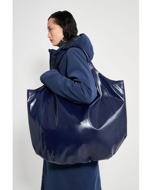 Stutterheim Blue Svea Puffer Bag Opal