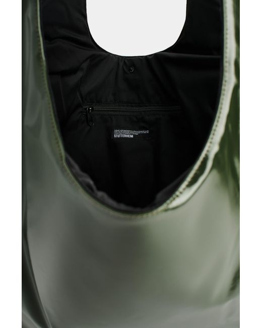 Stutterheim Black Svea Puffer Bag Opal