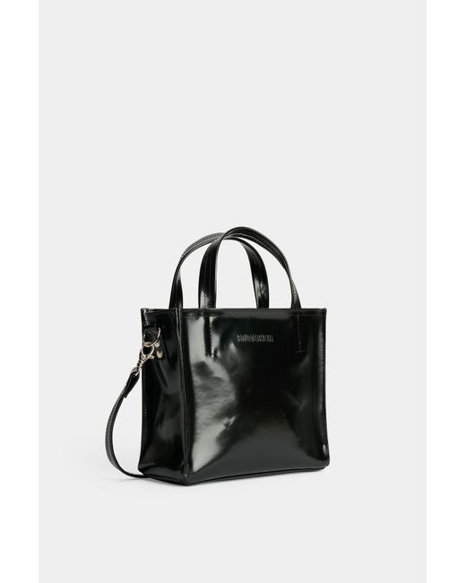 Stutterheim Black Biblio Bag Opal