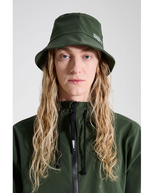 Stutterheim Green Beckholmen Matte Bucket Hat