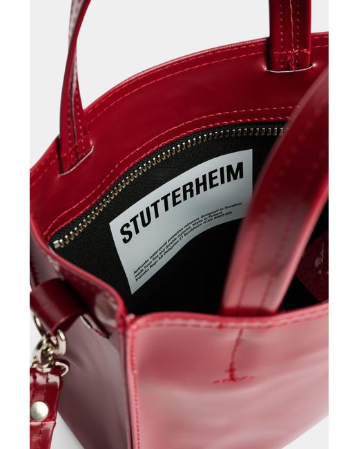 Stutterheim Red Biblio Bag Opal