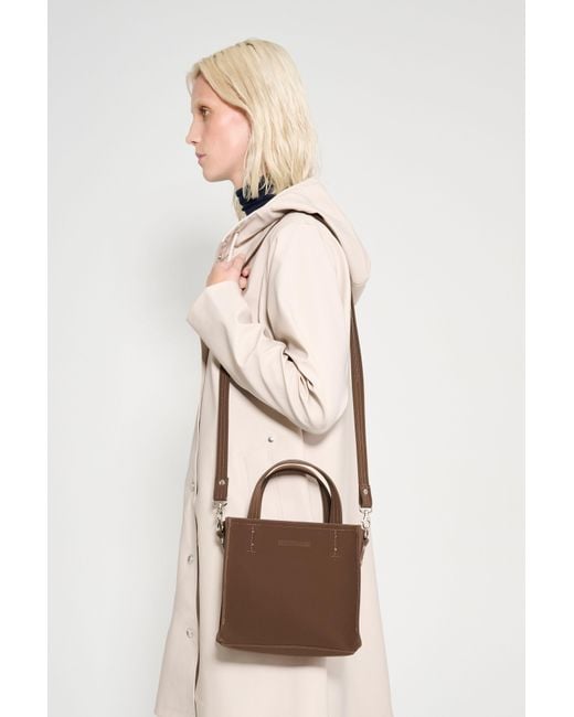 Stutterheim Brown Biblio Bag Matte