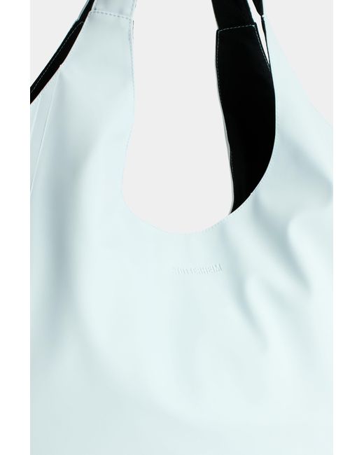 Stutterheim Blue Svea Puffer Bag Matte Frost