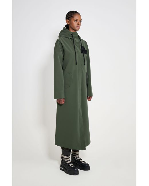 Stutterheim Green Chatham Matte Raincoat