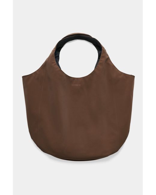Stutterheim Brown Svea Puffer Bag Matte