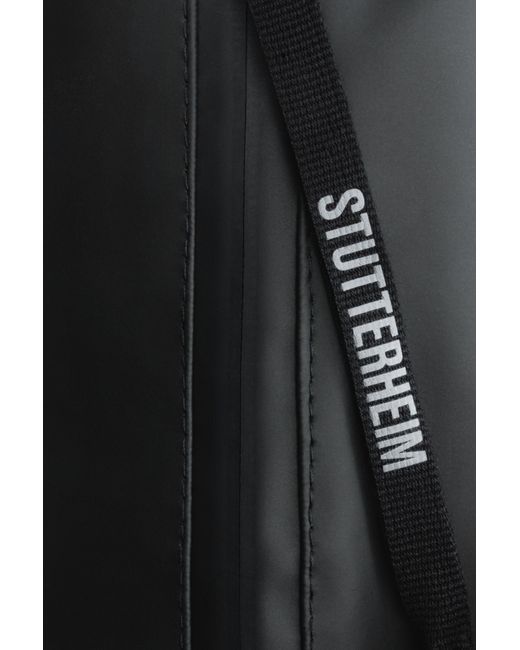 Stutterheim Black Container Large Wash Bag