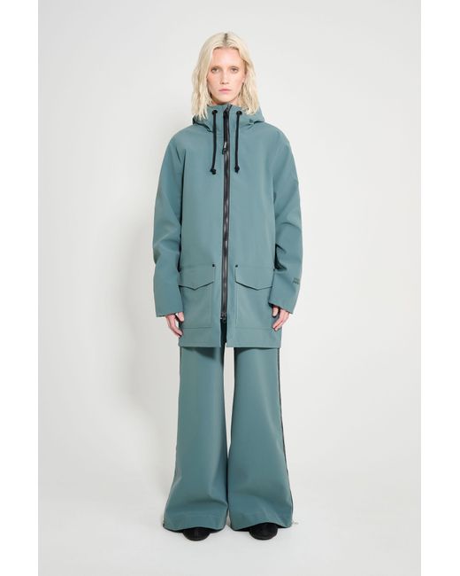 Stutterheim Blue Stockholm Patch Raincoat