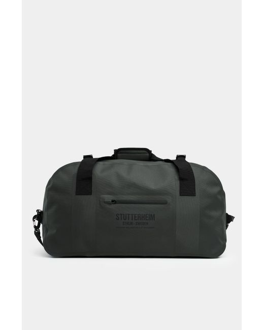 Stutterheim Black Rain Duffel Bag 50L