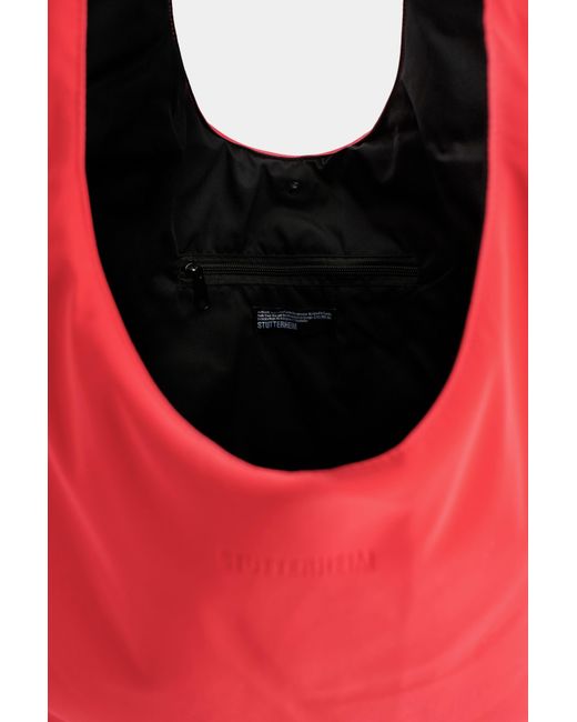 Stutterheim Red Svea Puffer Bag Matte
