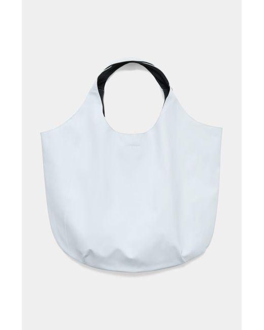 Stutterheim Blue Svea Puffer Bag Matte Frost