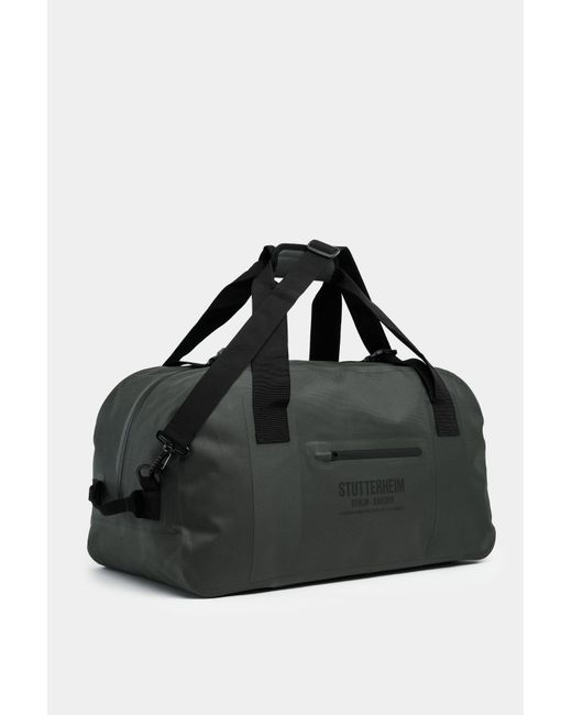 Stutterheim Black Rain Duffel Bag 50L