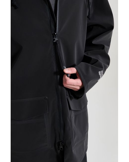 Stutterheim Blue Stockholm Patch Raincoat for men