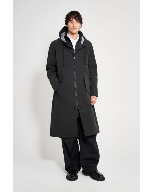 Stutterheim Black Martins Parka for men