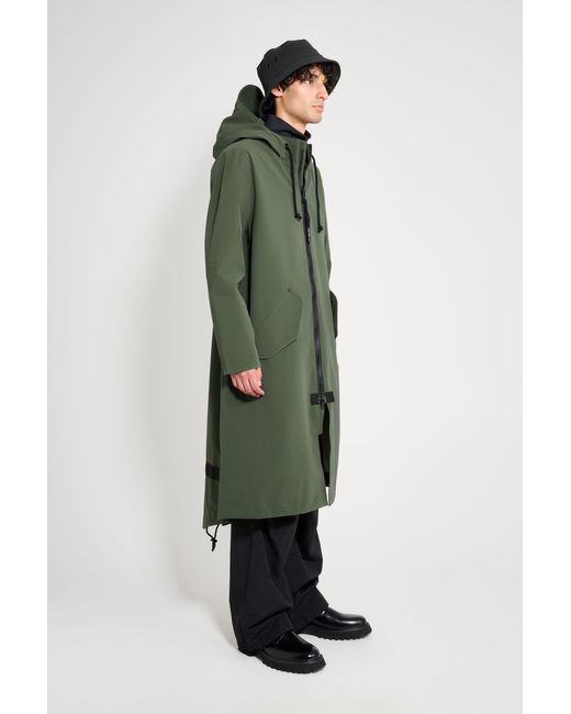 Stutterheim Green Martins Parka for men