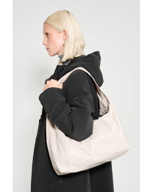 Stutterheim Black Ewa Bag Opal