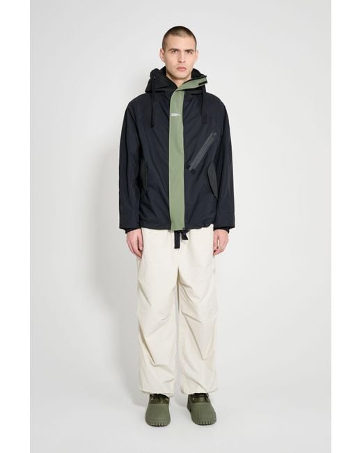 Stutterheim Blue Birka Hooded Jacket for men