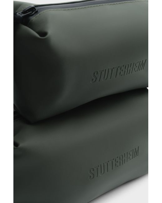 Stutterheim Green Container Small Wash Bag