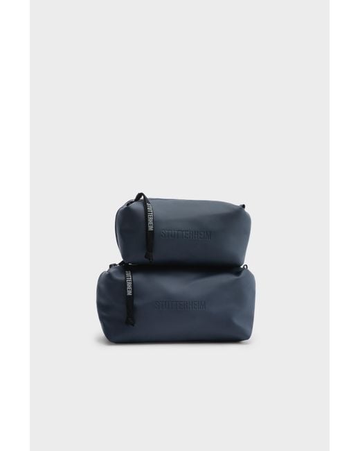 Stutterheim Blue Container Small Wash Bag