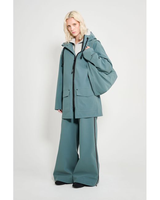 Stutterheim Blue Stockholm Patch Raincoat