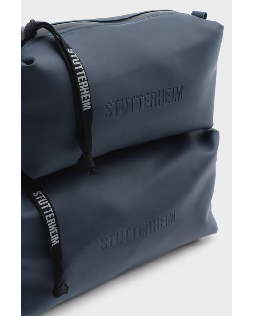 Stutterheim Blue Container Large Wash Bag