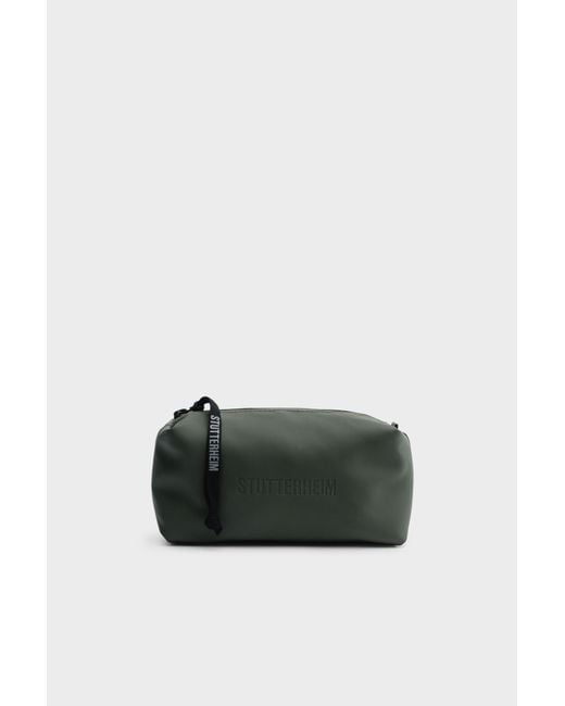 Stutterheim Green Container Small Wash Bag