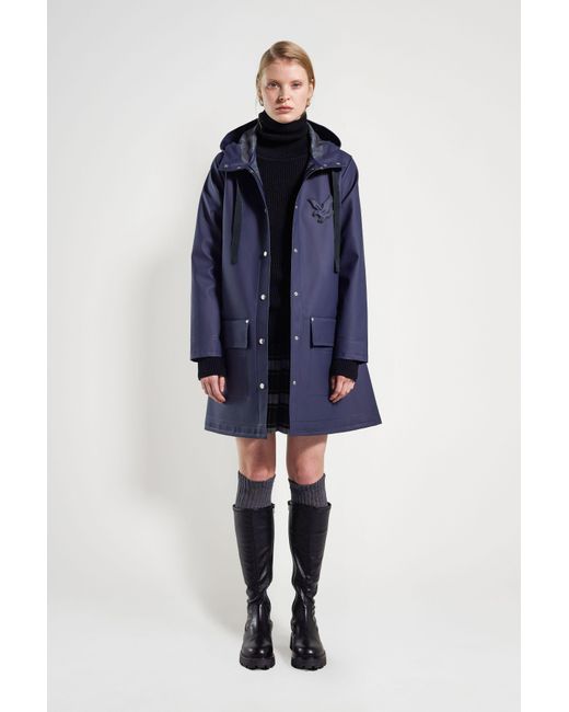 Stutterheim Blue Raincoat
