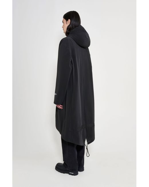 Stutterheim Black Martins Parka for men