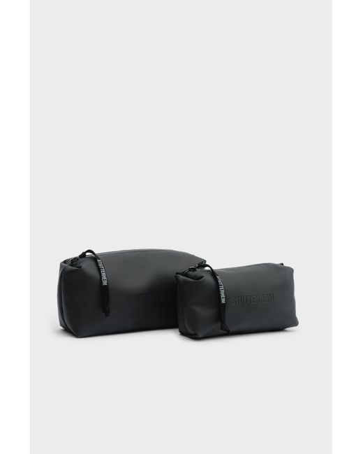 Stutterheim Black Container Small Wash Bag